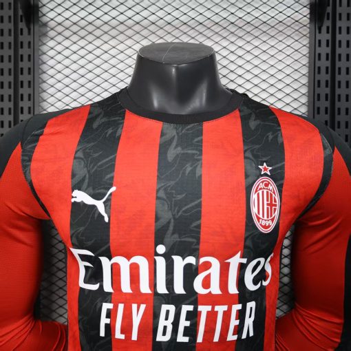 25-26 AC Milan, Home, Long sleeves, Player - Image 10