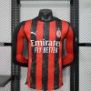 25-26 AC Milan, Home, Long sleeves, Player