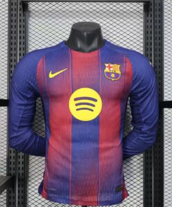 25-26 Barcelona Home long sleeve, Player